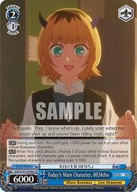 Today's Main Character, MEMcho (SR) - [OSHI NO KO] - Weiss Schwarz card