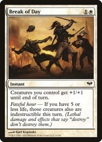 Break of Day - Dark Ascension - Magic: The Gathering card