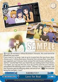 Love for Real (SR) - [OSHI NO KO] - Weiss Schwarz card