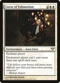 Curse of Exhaustion - Dark Ascension - Magic: The Gathering card