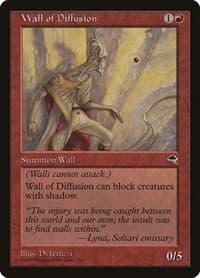 Wall of Diffusion - Tempest - Magic: The Gathering card