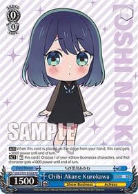 Chibi Akane Kurokawa (Foil) - [OSHI NO KO] - Weiss Schwarz card
