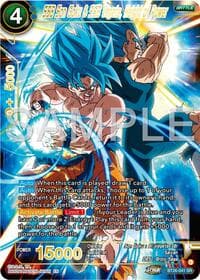 SSB Son Goku & SSB Vegeta, Height of Power - Ultimate Advent - Dragon Ball Super: Masters card