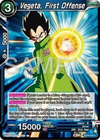 Vegeta, First Offense - Ultimate Advent - Dragon Ball Super: Masters card
