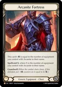 Arcanite Fortress - Rosetta - Flesh and Blood TCG card