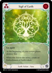 Sigil of Earth (Extended Art) - LGS310 - Flesh and Blood: Promo Cards - Flesh and Blood TCG card