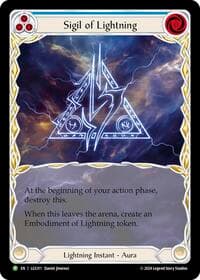 Sigil of Lightning (Extended Art) - LGS311 - Flesh and Blood: Promo Cards - Flesh and Blood TCG card