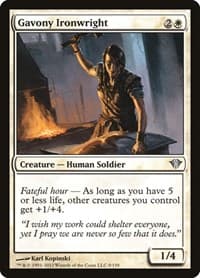 Gavony Ironwright - Dark Ascension - Magic: The Gathering card