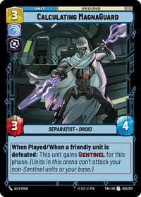 Calculating MagnaGuard - Twilight of the Republic - Star Wars: Unlimited card