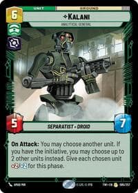 Kalani - Analytical General - Twilight of the Republic - Star Wars: Unlimited card