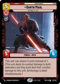 Darth Maul - Revenge at Last - Twilight of the Republic - Star Wars: Unlimited card
