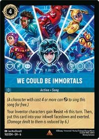 We Could Be Immortals - Azurite Sea - Disney Lorcana card