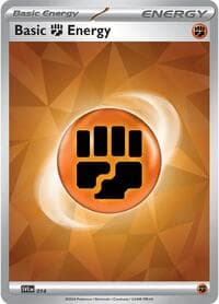 Basic Fighting Energy - 014 - SVE: Scarlet & Violet Energies - Pokemon card