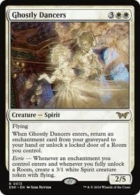 Ghostly Dancers - Duskmourn: House of Horror - Magic: The Gathering card