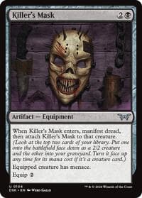 Killer's Mask - Duskmourn: House of Horror - Magic: The Gathering card