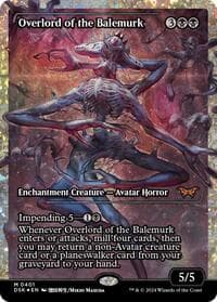 Overlord of the Balemurk (Showcase) (Fracture Foil) - Duskmourn: House of Horror - Magic: The Gathering card