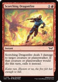Scorching Dragonfire - Duskmourn: House of Horror - Magic: The Gathering card