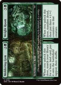 Moldering Gym // Weight Room - Duskmourn: House of Horror - Magic: The Gathering card