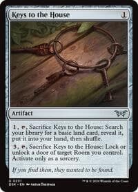Keys to the House - Duskmourn: House of Horror - Magic: The Gathering card