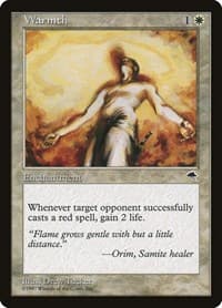 Warmth - Tempest - Magic: The Gathering card