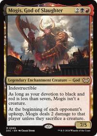 Mogis, God of Slaughter - Commander: Duskmourn: House of Horror - Magic: The Gathering card
