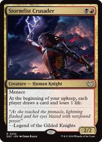 Stormfist Crusader - Commander: Duskmourn: House of Horror - Magic: The Gathering card