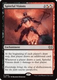 Spiteful Visions - Commander: Duskmourn: House of Horror - Magic: The Gathering card