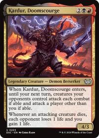 Kardur, Doomscourge - Commander: Duskmourn: House of Horror - Magic: The Gathering card