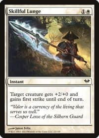 Skillful Lunge - Dark Ascension - Magic: The Gathering card
