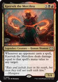 Kaervek the Merciless - Commander: Duskmourn: House of Horror - Magic: The Gathering card