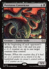 Persistent Constrictor - Commander: Duskmourn: House of Horror - Magic: The Gathering card