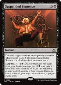 Suspended Sentence - Commander: Duskmourn: House of Horror - Magic: The Gathering card