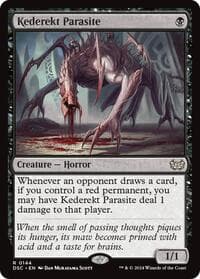 Kederekt Parasite - Commander: Duskmourn: House of Horror - Magic: The Gathering card