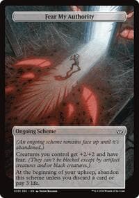 Fear My Authority (Full Art) - Archenemy: Duskmourn - Magic: The Gathering card