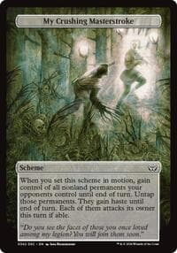 My Crushing Masterstroke (Full Art) - Archenemy: Duskmourn - Magic: The Gathering card
