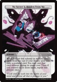 No Secret Is Hidden from Me (Full Art) - Archenemy: Duskmourn - Magic: The Gathering card