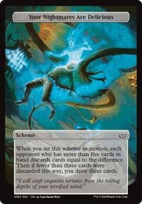 Your Nightmares Are Delicious (Full Art) - Archenemy: Duskmourn - Magic: The Gathering card