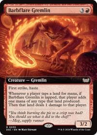 Barbflare Gremlin (Extended Art) - Commander: Duskmourn: House of Horror - Magic: The Gathering card