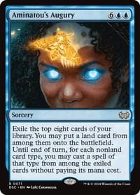 Aminatou's Augury - Commander: Duskmourn: House of Horror - Magic: The Gathering card