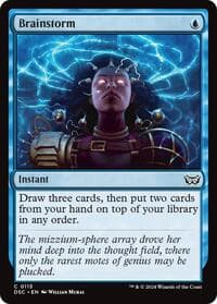 Brainstorm - Commander: Duskmourn: House of Horror - Magic: The Gathering card