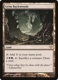 Grim Backwoods - Dark Ascension - Magic: The Gathering card