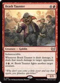Brash Taunter - Commander: Duskmourn: House of Horror - Magic: The Gathering card