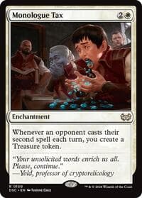 Monologue Tax - Commander: Duskmourn: House of Horror - Magic: The Gathering card