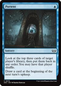Portent - Commander: Duskmourn: House of Horror - Magic: The Gathering card