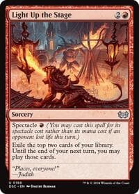 Light Up the Stage - Commander: Duskmourn: House of Horror - Magic: The Gathering card
