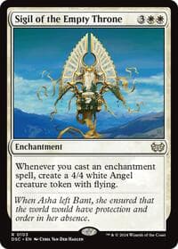 Sigil of the Empty Throne - Commander: Duskmourn: House of Horror - Magic: The Gathering card