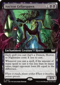 Ancient Cellarspawn (Extended Art) - Commander: Duskmourn: House of Horror - Magic: The Gathering card