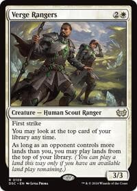 Verge Rangers - Commander: Duskmourn: House of Horror - Magic: The Gathering card