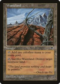 Wasteland - Tempest - Magic: The Gathering card