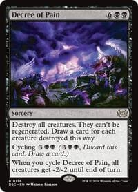Decree of Pain - Commander: Duskmourn: House of Horror - Magic: The Gathering card